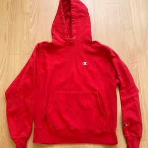 Red Champion Hoodie